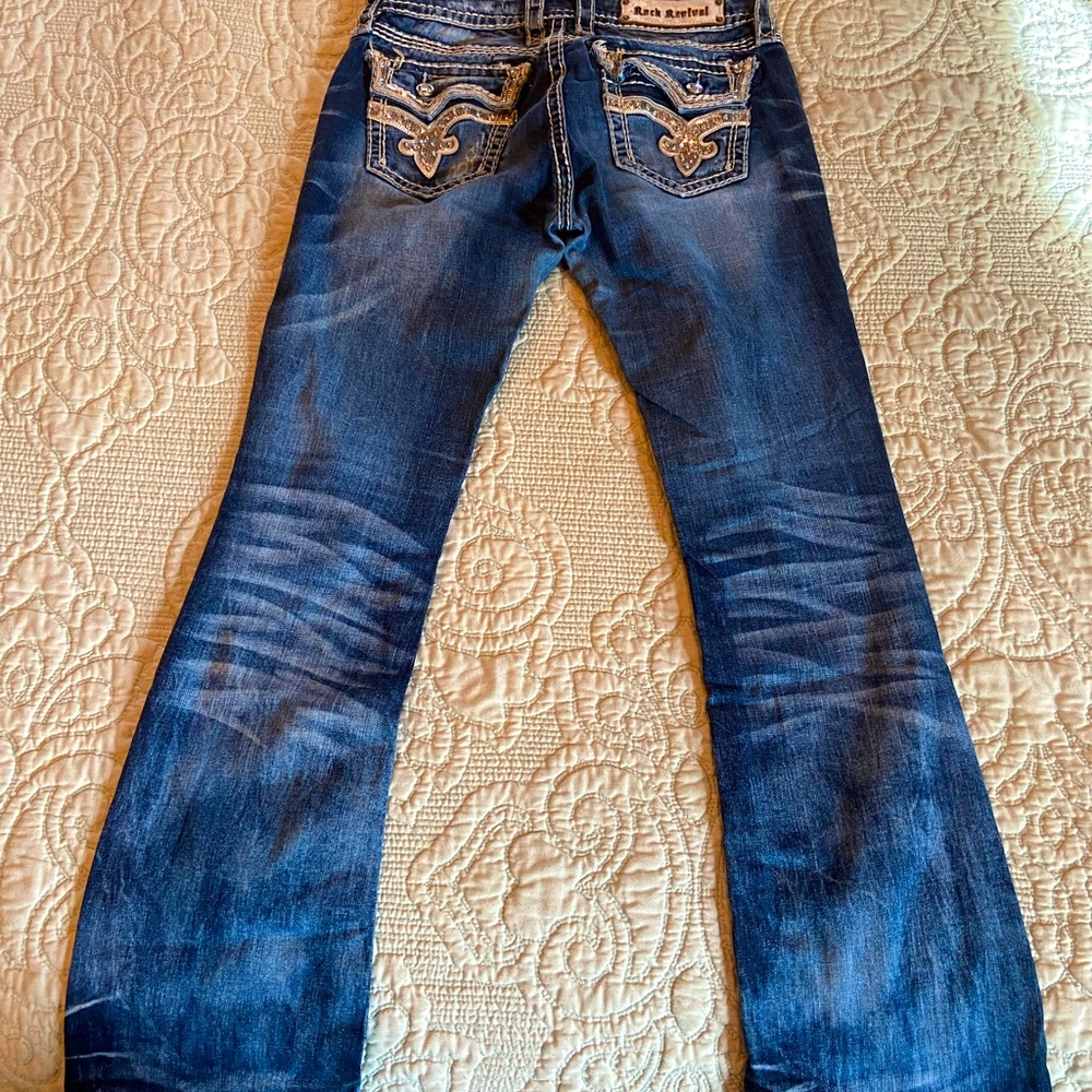 Rock Revival Jeans size 30 in excellent condition as you can see from the hems